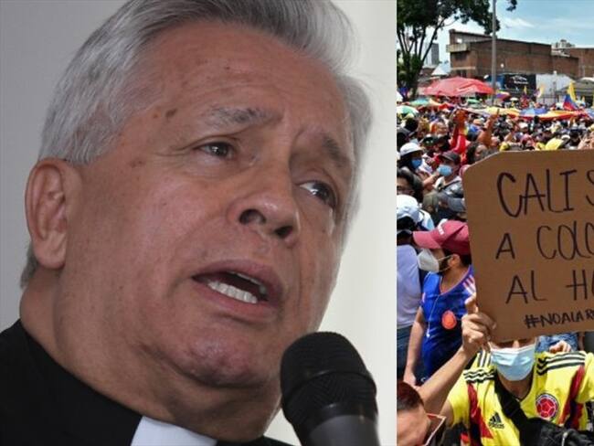 Debe cesar el uso de armas: monseñor Monsalve tras confrontación en Cali