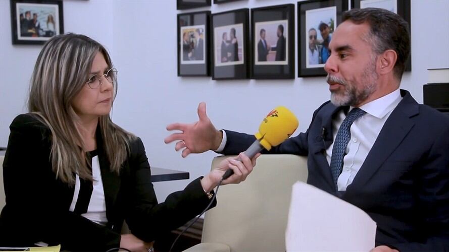 Armando Benedetti en La W. Foto: La W con Vicky Dávila