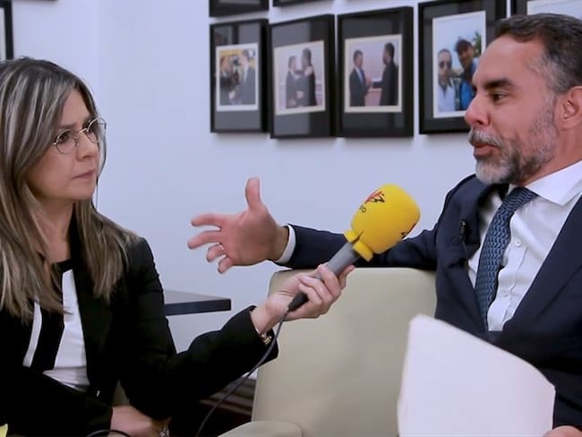 Armando Benedetti en La W. Foto: La W con Vicky Dávila