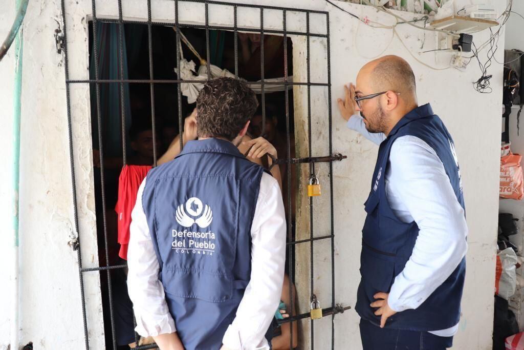 Calificaron como “deplorable” la situación. Foto: Suministrada, Defensoría del Pueblo.