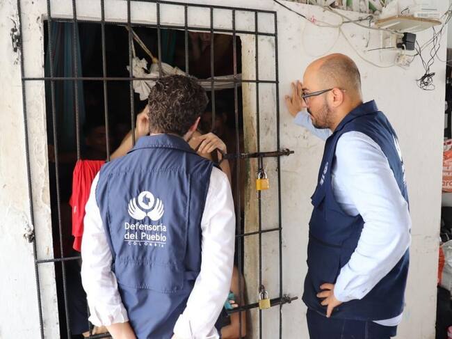 Calificaron como “deplorable” la situación. Foto: Suministrada, Defensoría del Pueblo.