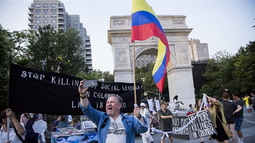 Ciudadanos colombianos en Estados Unidos, claves para las elecciones presidenciales. Foto: Referencia Getty
