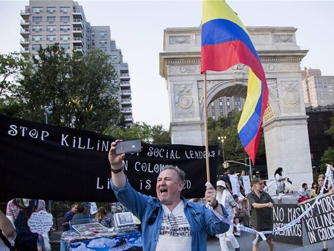 Ciudadanos colombianos en Estados Unidos, claves para las elecciones presidenciales. Foto: Referencia Getty