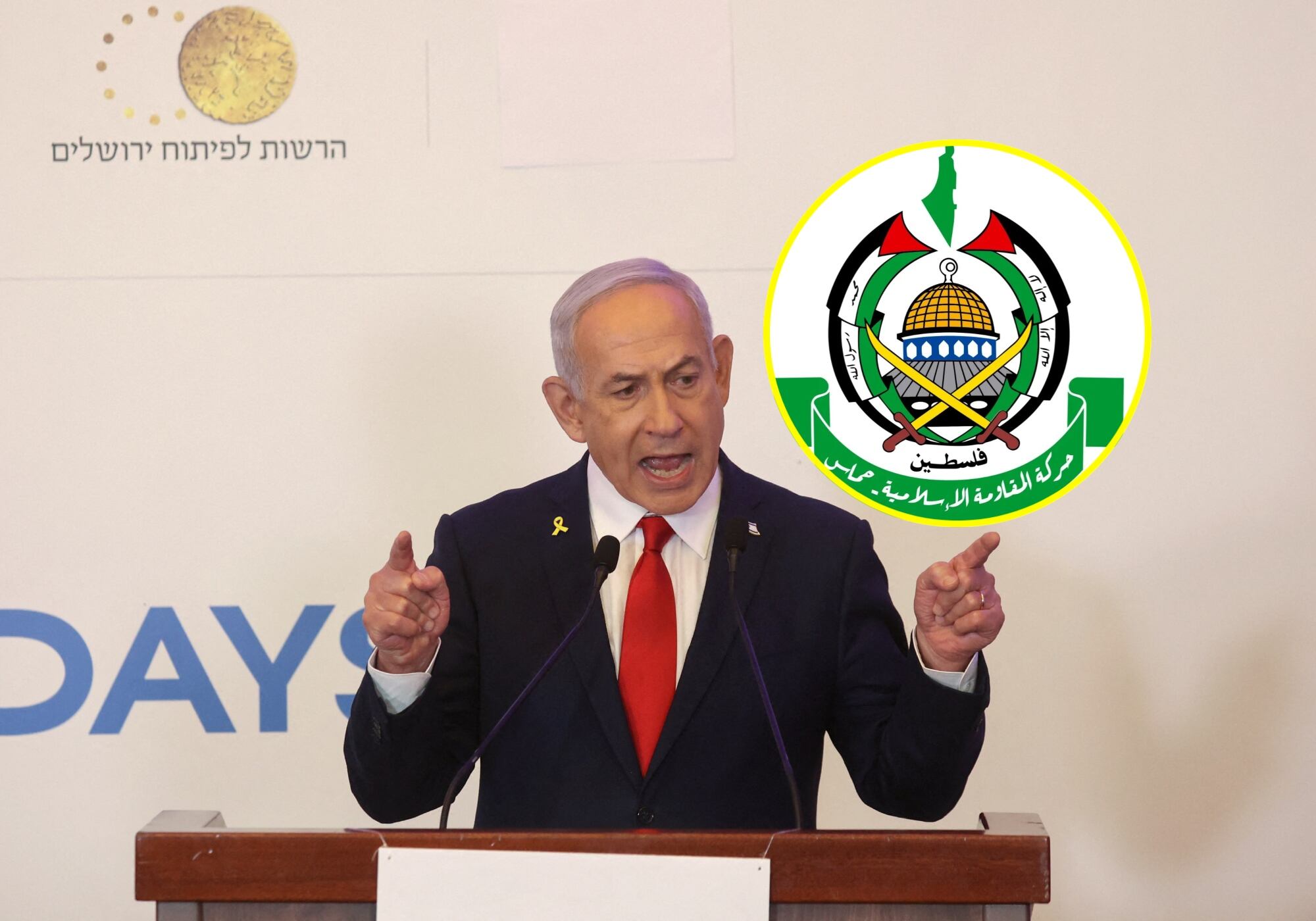 Netanyahu avisó de que Hamás debe aceptar “en su totalidad” el plan de Trump para Gaza. Foto: Getty Images.