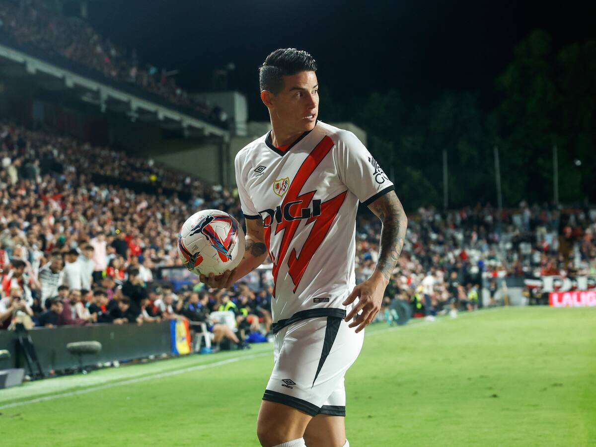 Rayo Vallecano venció 3-1 a Osasuna: James Rodríguez hizo su debut en Vallecas