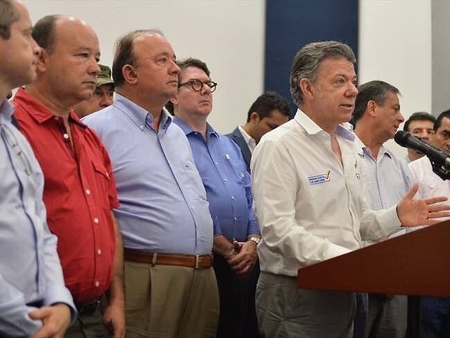 Juan Manuel Santos, presidente de la República. Foto: Colprensa