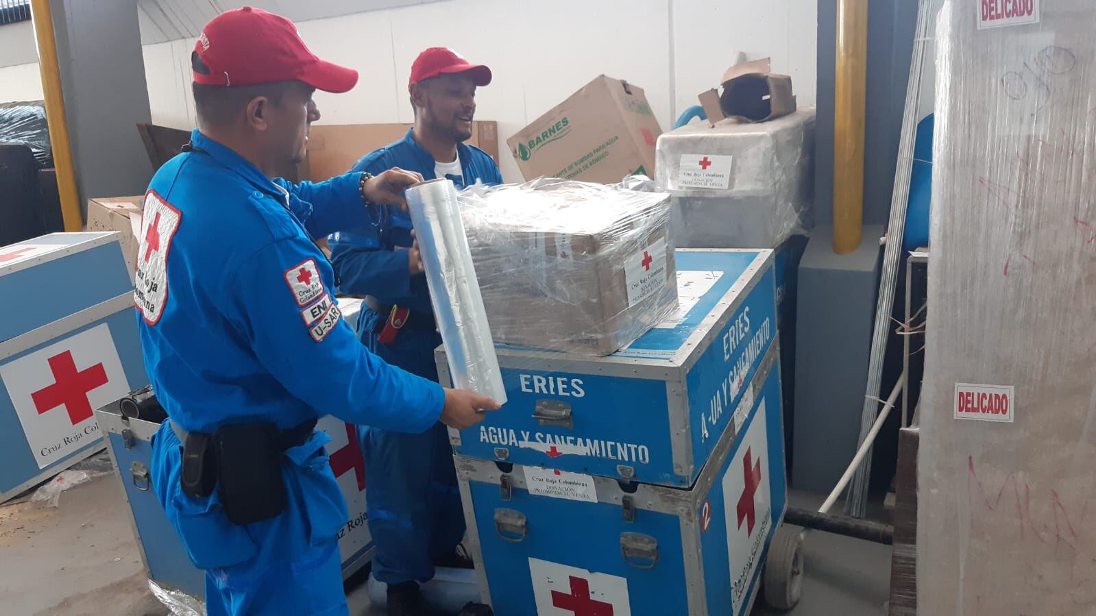 Cruz Roja colombiana enviará equipo operativo a Turquía tras terremotos. Foto: Cruz Roja de Colombia Twitter oficial.