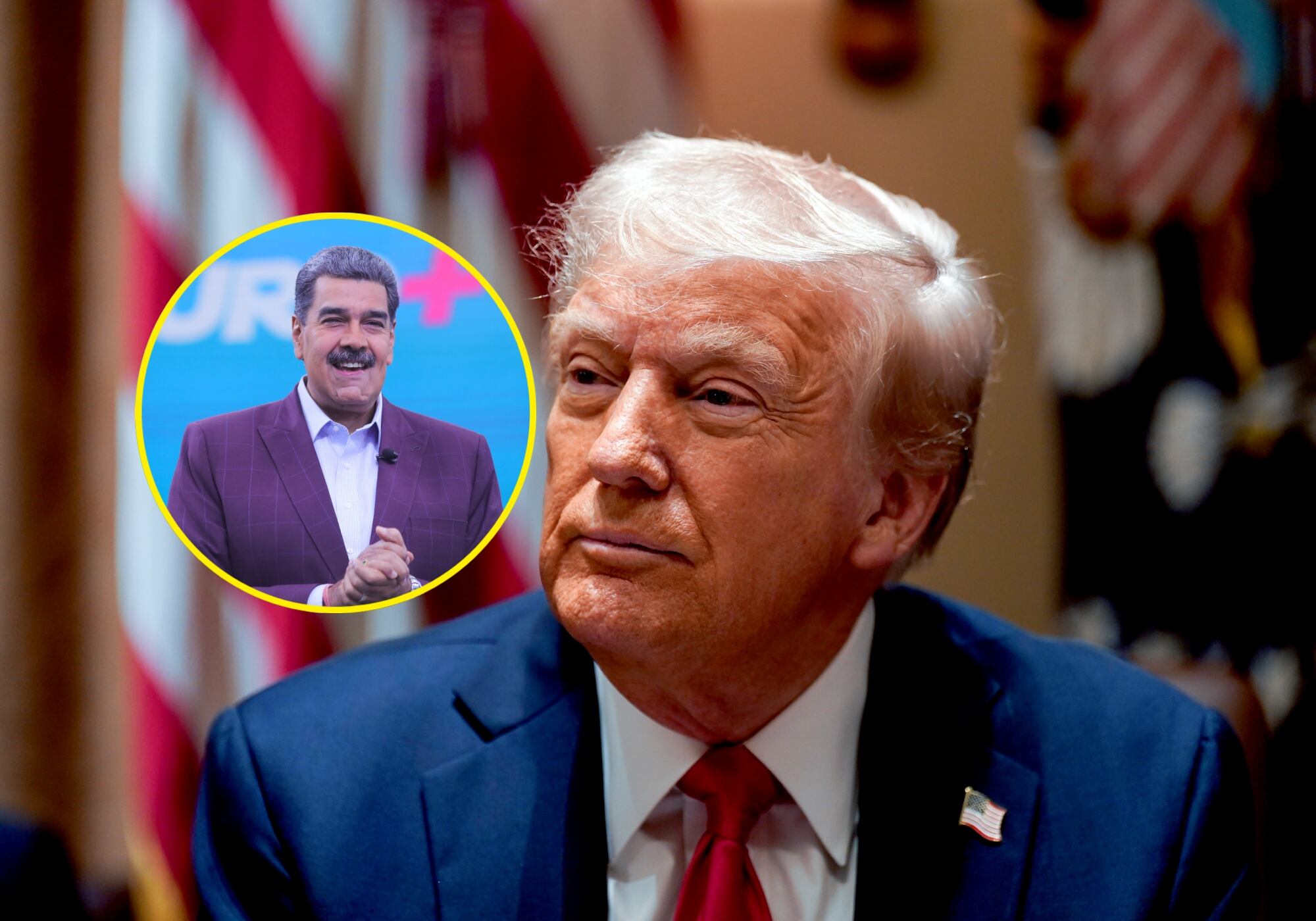 Donald Trump insiste en que “podría hablar” con Nicolás Maduro para “salvar muchas vidas”. Foto: EFE.