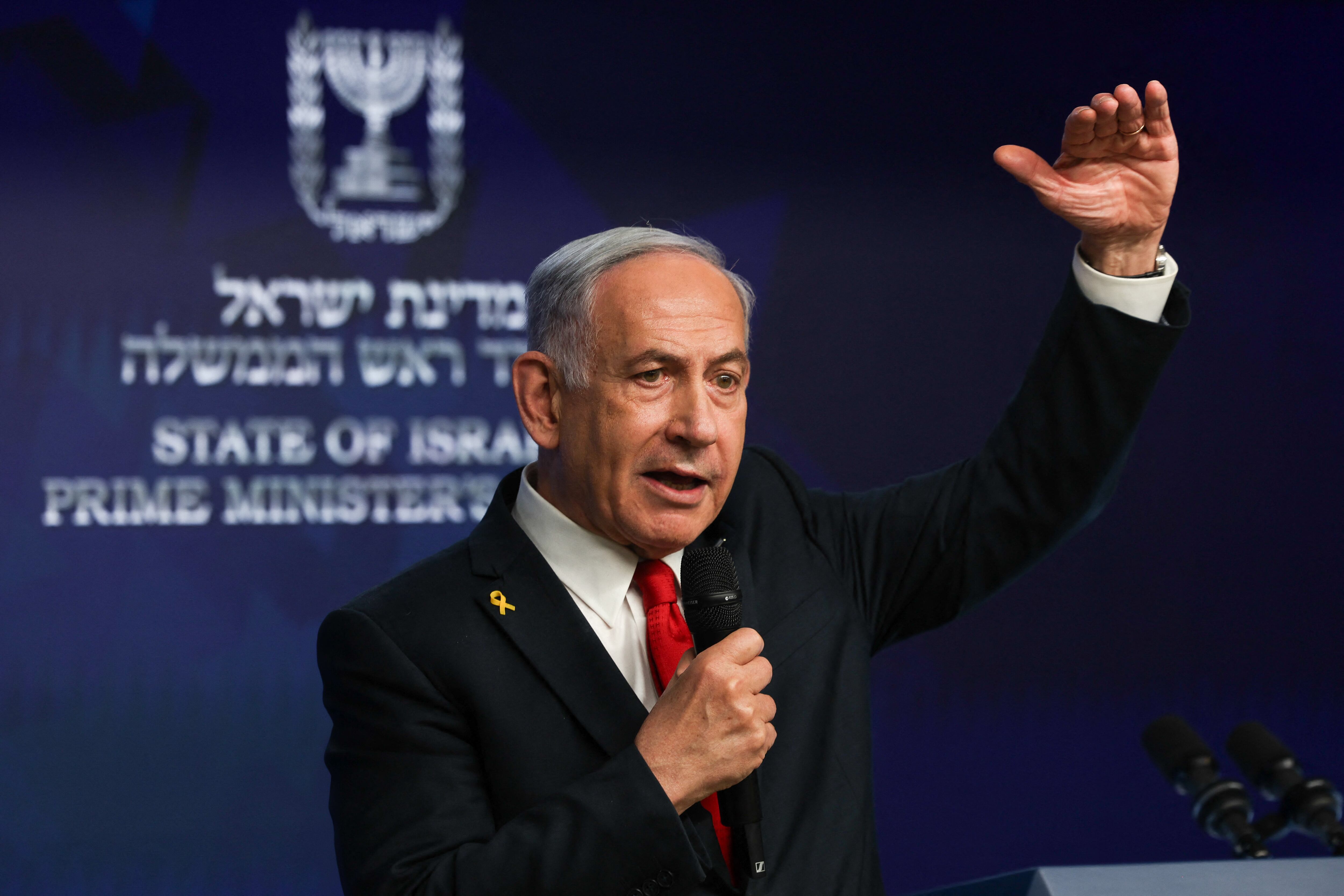 Benjamín Netanyahu. Foto: RONEN ZVULUN/POOL/AFP via Getty Images.      