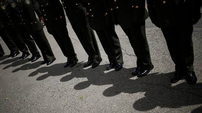 Se trata del patrullero Eider Garavito, quien murió luego de ser trasladado a un centro médico donde recibió atención médica. Foto: Colprensa