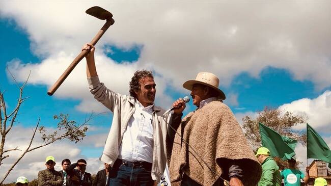 Sergio Fajardo anuncia su participación en las movilizaciones del 21 de noviembre. Foto: Colprensa