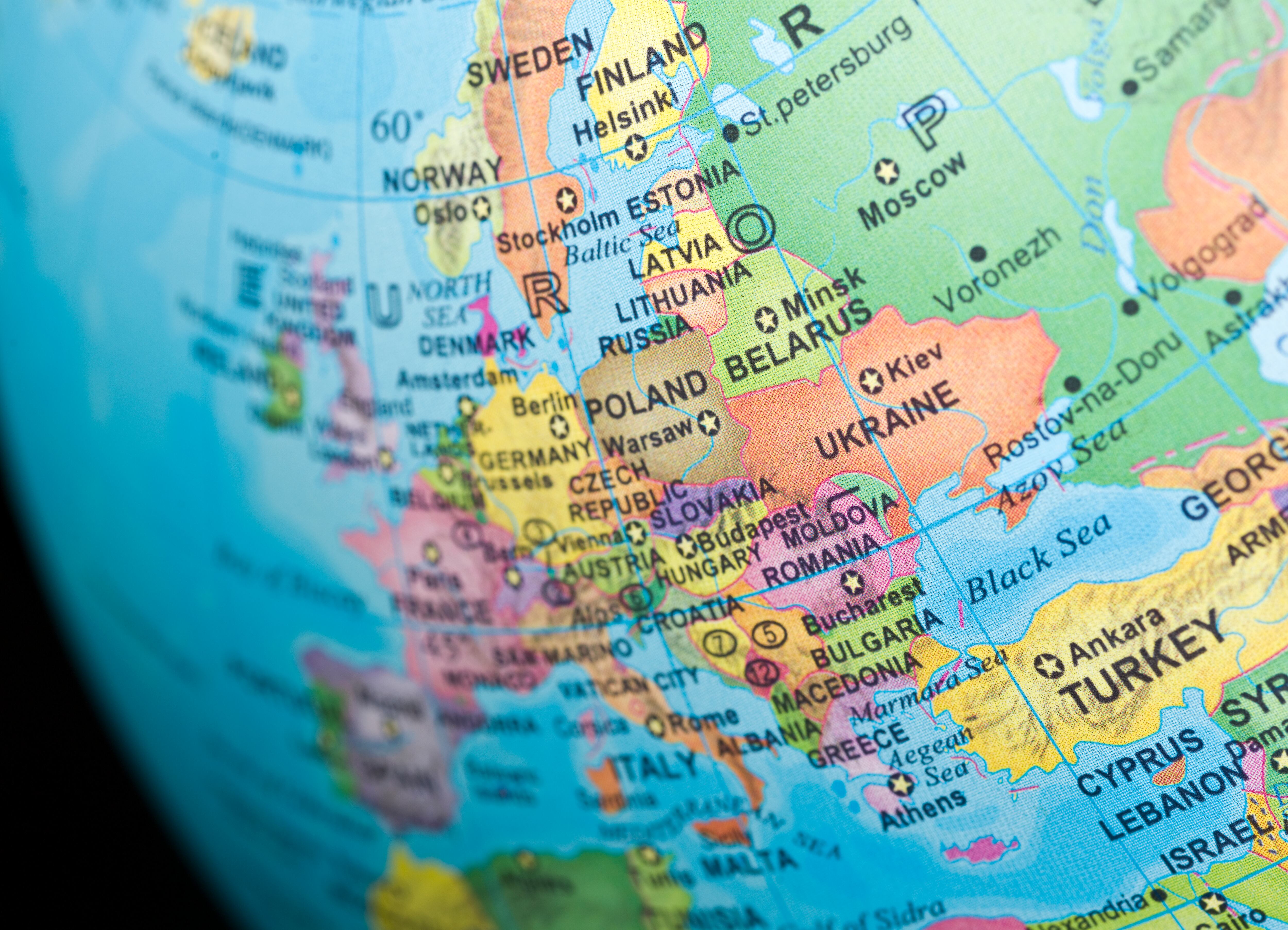 Mapa mundi Europa. FOTO: Getty Images