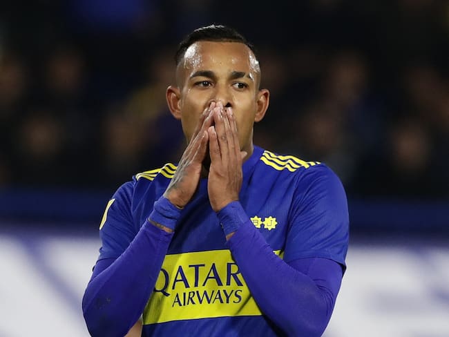 Futbolista colombiano Sebastián Villa . (Photo by ALEJANDRO PAGNI / AFP) (Photo by ALEJANDRO PAGNI/AFP via Getty Images)