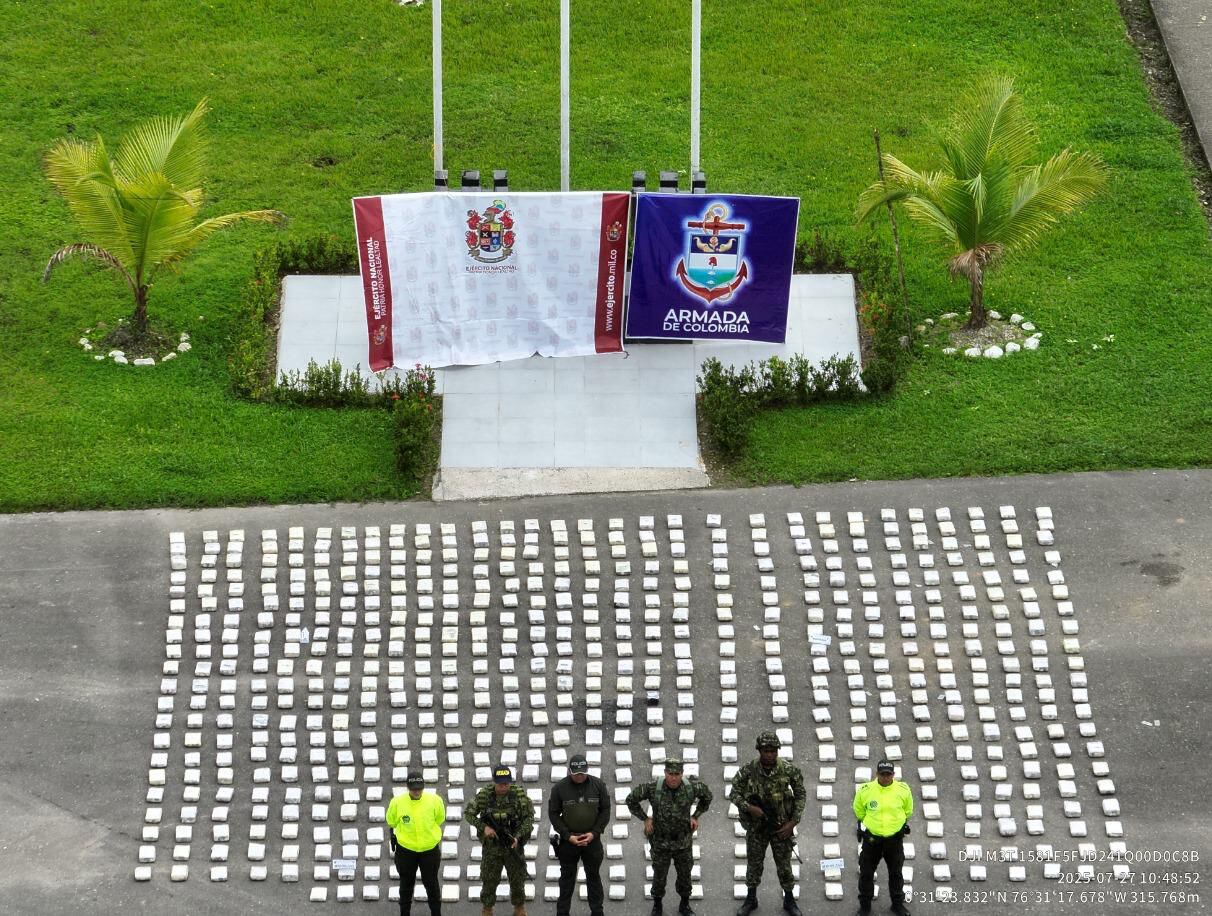 Ejército incautó 650 mil dosis de marihuana en Putumayo. Foto: suministrada.