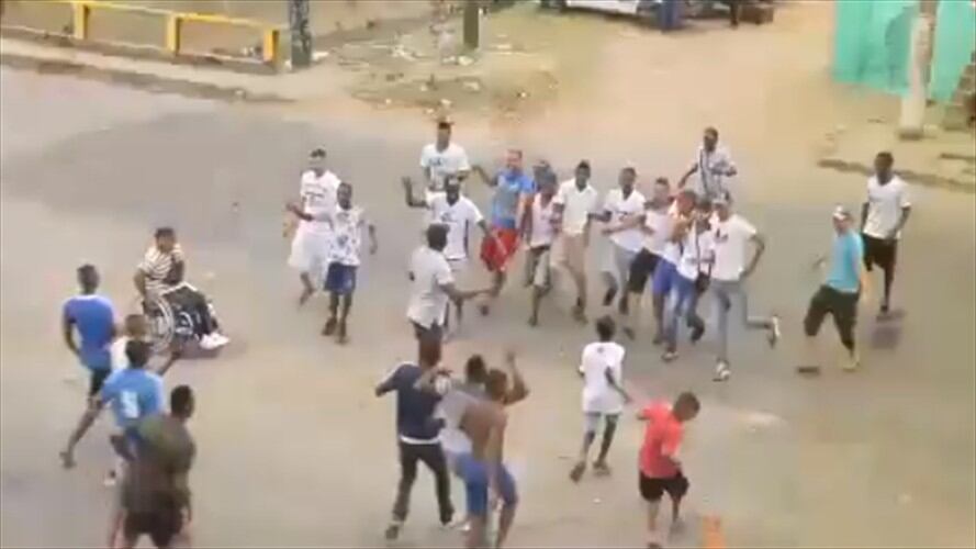 Lo que acaban de hacer dos de las bandas más peligrosas de Cali. Foto: Archivo particular