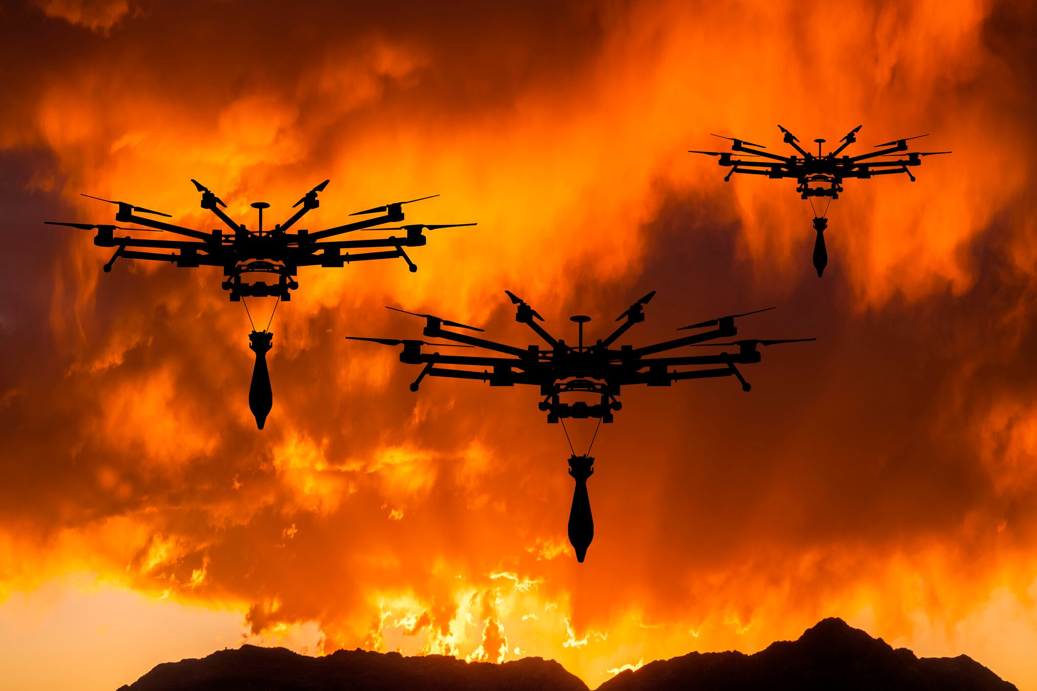 Imagen de referencia de drones. I Foto: Getty Images.