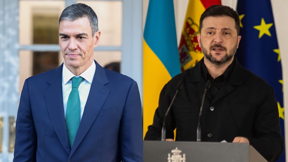 Presidente Pedro Sánchez habló con Zelenski para mostrarle su apoyo ante el plan de paz de Trump