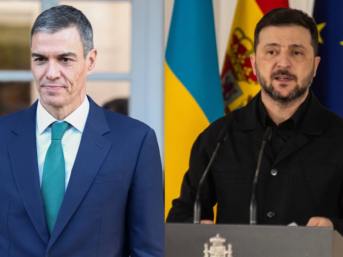 Zelenski habló con Pedro Sánchez en Bruselas de las negociaciones de paz con Estados Unidos