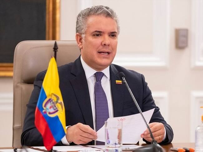 El presidente Iván Duque resaltó que la situación en Cartagena por el COVID-19 es preocupante. Foto: Colprensa