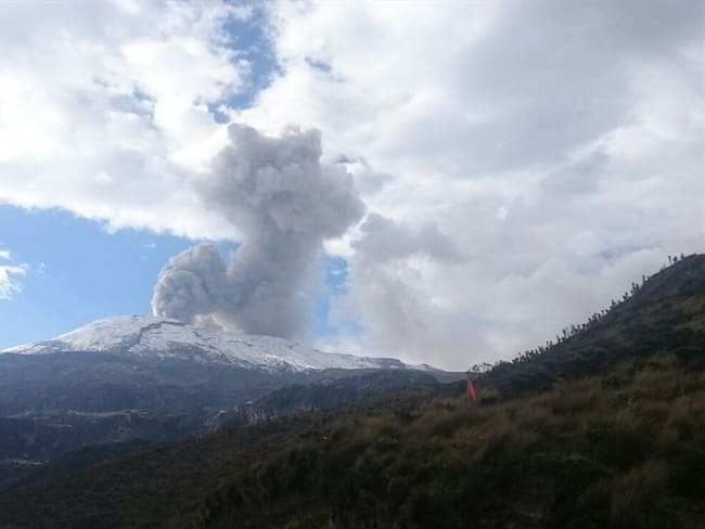 volcán Nevado del Ruiz. . Foto: (Fotos Álvaro Segura - La Patria).