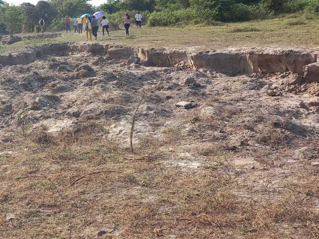 Este es el estado en que se encuentra el lugar / Cortesía el Circular de Pivijay