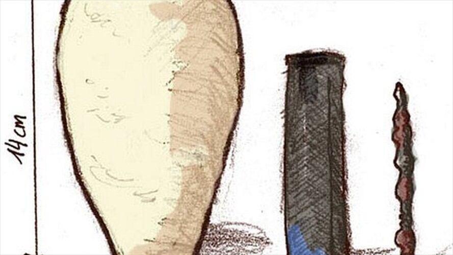 Los tres componentes del misterioso artefacto. Foto: Imagen tomada de BBC Mundo.
