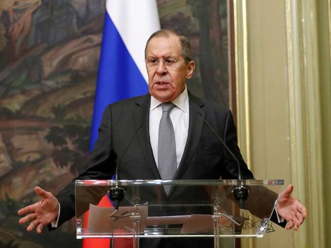 Foto de referencia de Sergéi Lavrov, el ministro de Exteriores de Rusia. (Photo by SHAMIL ZHUMATOV / POOL / AFP) (Photo by SHAMIL ZHUMATOV/POOL/AFP via Getty Images)
