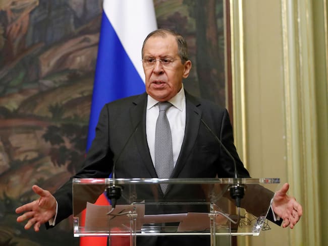 Foto de referencia de Sergéi Lavrov, el ministro de Exteriores de Rusia. (Photo by SHAMIL ZHUMATOV / POOL / AFP) (Photo by SHAMIL ZHUMATOV/POOL/AFP via Getty Images)