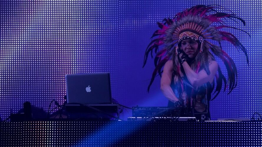 DJ y modelo colombiana Natalia París. Foto: Colprensa - Mauricio Alvarado