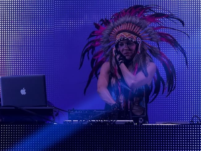 DJ y modelo colombiana Natalia París. Foto: Colprensa - Mauricio Alvarado