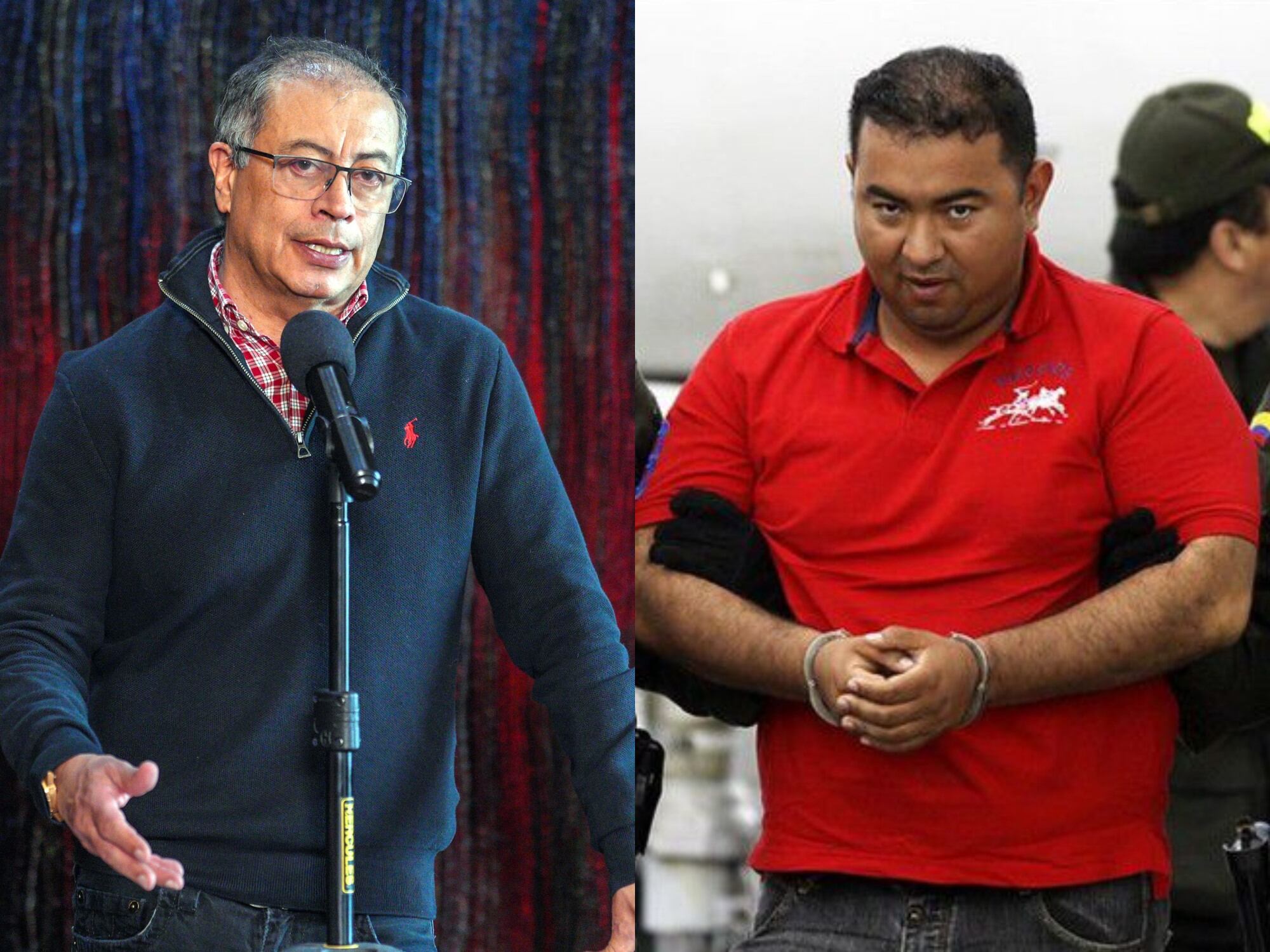 Gustavo Petro Jorge Luis Alfonso 'El Gatico'. Fotos: Suministradas.