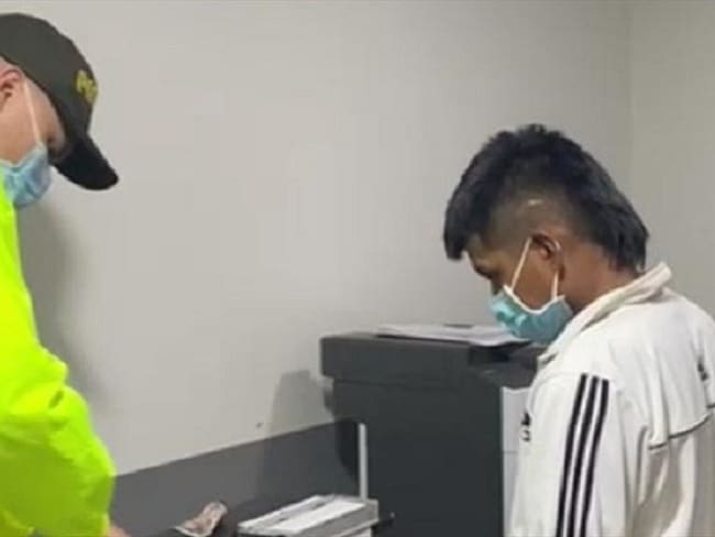 Cayó alias ‘El Indio’, jefe de sicarios del ‘Clan del Golfo’ en Santa Marta. Foto: Policía Nacional