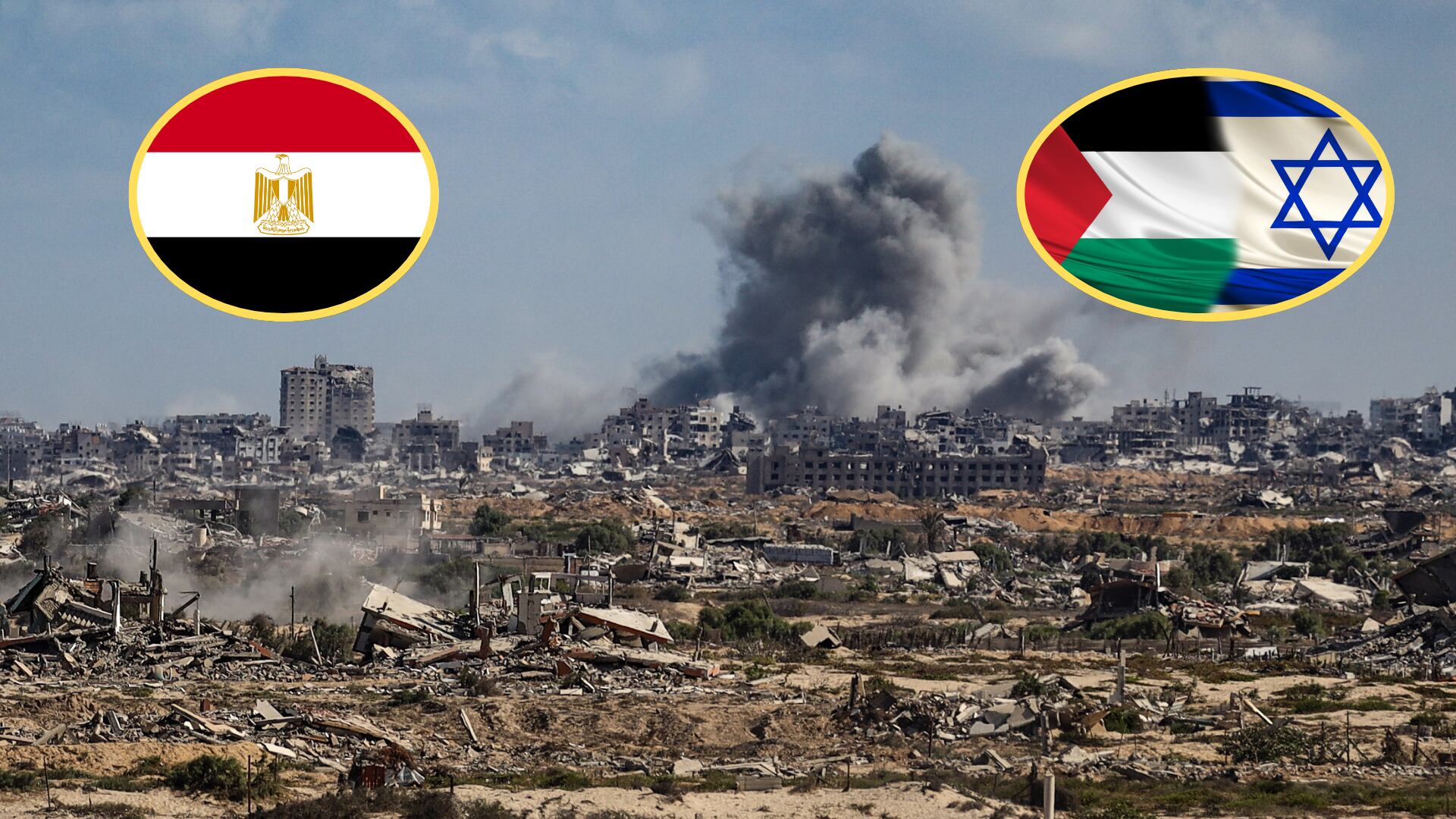 Israel y Palestina, Egipto y la Franja de Gaza. Fotos: Khames Alrefi/ Getty Images.