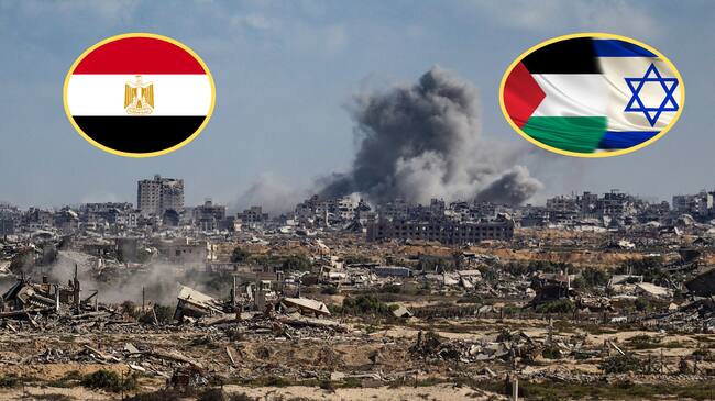 Israel y Palestina, Egipto y la Franja de Gaza. Fotos: Khames Alrefi/ Getty Images.