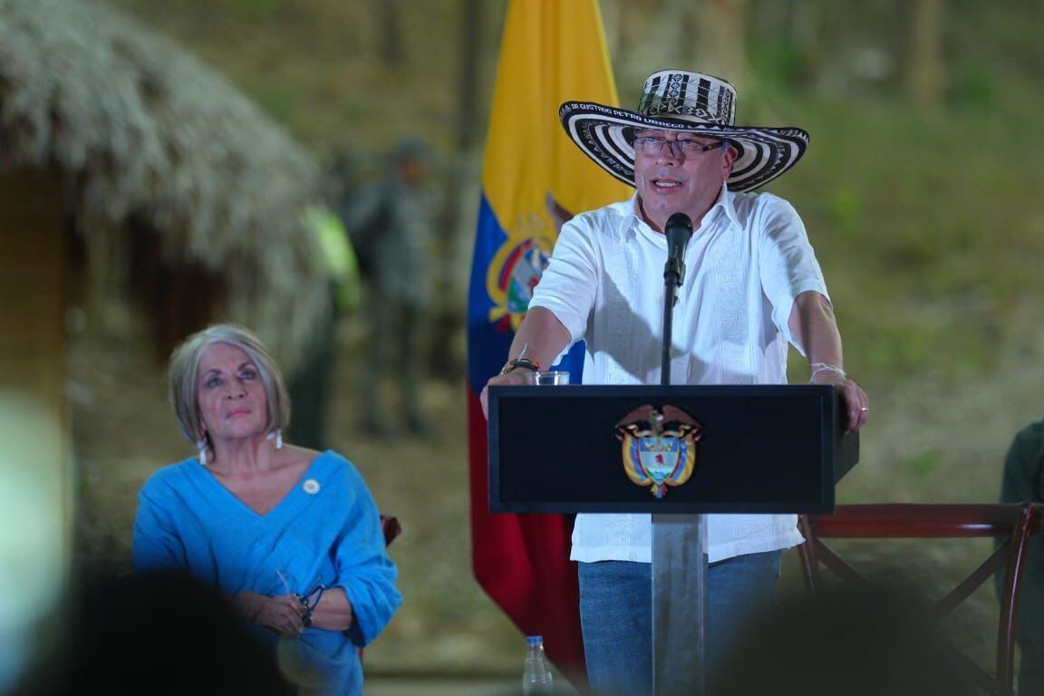 Gustavo Petro en Montería. Foto: Presidencia.