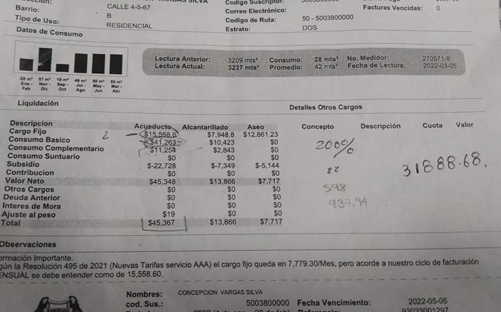 “A los más de 500 usuarios que pagaron se les subsanará”, dijo el alcalde de Ramiriquí. Foto: Suministrada.