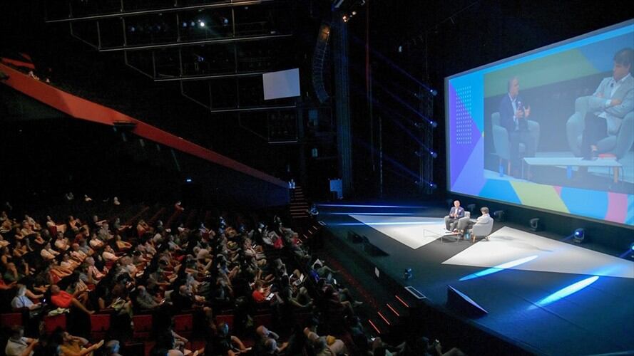 Presidente Duque interviene en el Festival de publicidad en Cannes. Foto: Presidencia