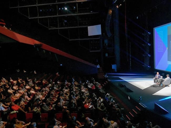 Presidente Duque interviene en el Festival de publicidad en Cannes. Foto: Presidencia