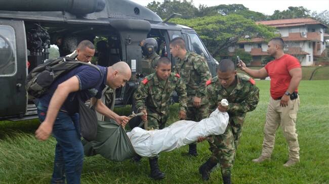 Las autoridades también lograron capturar a dos de sus integrantes. Foto: Ejército Nacional
