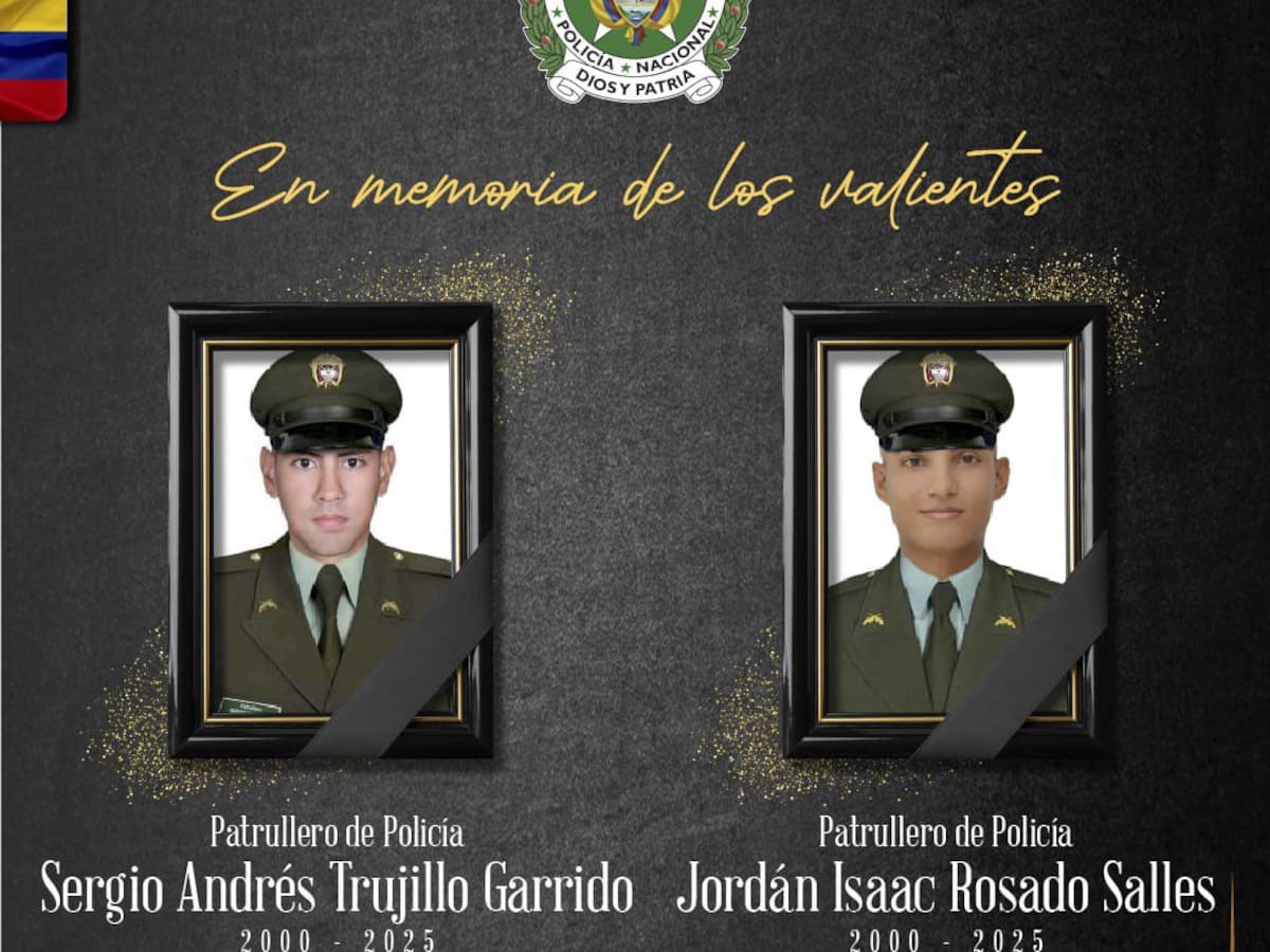 Millonaria recompensa por los responsables del asesinato de dos policías en el Cauca