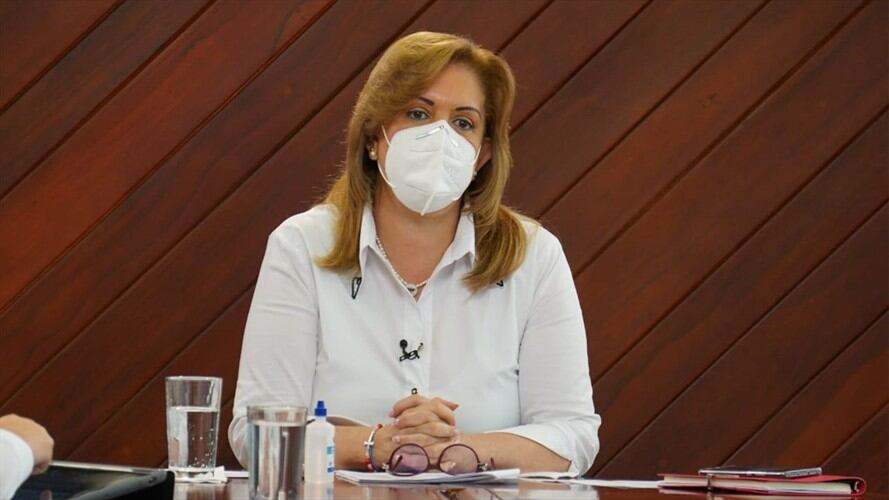 Gobernadora Clara Luz Roldán es investigada por contratos durante pandemia. Foto: Gobernación del Valle