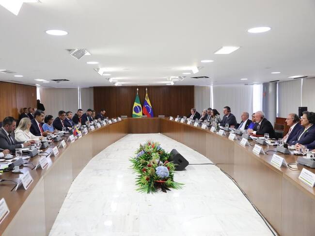 Reunión entre Maduro y Lula da Silva | Foto: Presidencia de Venezuela