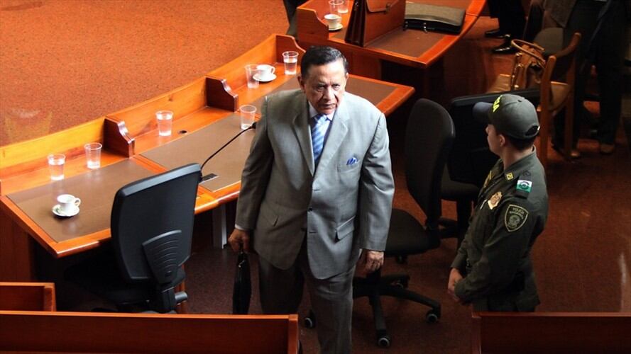 El general (r) Miguel Maza Márquez fue condenado por su participación en el asesinato del excandidato presidencial Luis Carlos Galán Sarmiento, entre otros. Foto: Colprensa / GERMÁN ENCISO