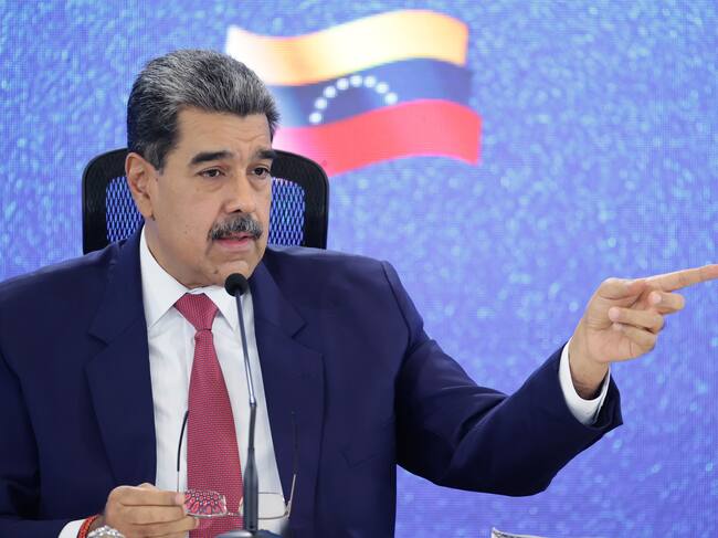 El presidente de Venezuela, Nicolás Maduro, habla en una rueda de prensa el lunes 15 de septiembre en Caracas (Venezuela). FOTO: EFE/Miguel Gutiérrez