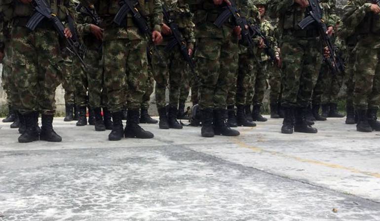 Soldados, imagen de referencia. Foto: Colprensa.