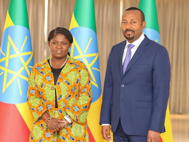 Francia Márquez y primer Ministro de Etiopía, Abiy Ahmed | Foto: Vicepresidencia