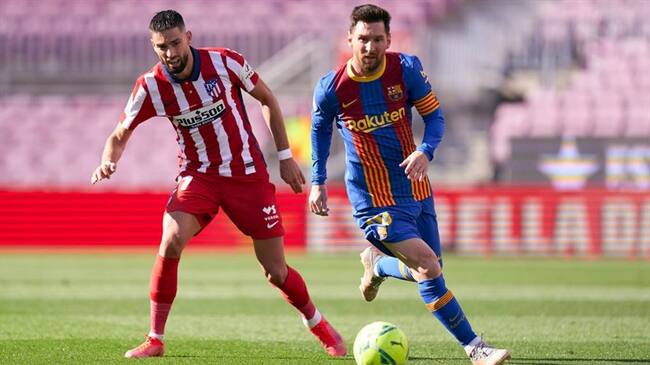 Barcelona y Atlético de Madrid empataron 0-0 en la fecha 35 de LaLiga. Foto: Getty Images