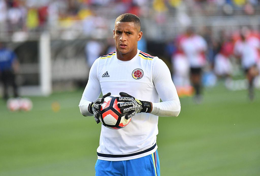 Portero colombiano Cristian Bonilla  (Photo credit should read JOSH EDELSON/AFP via Getty Images)
