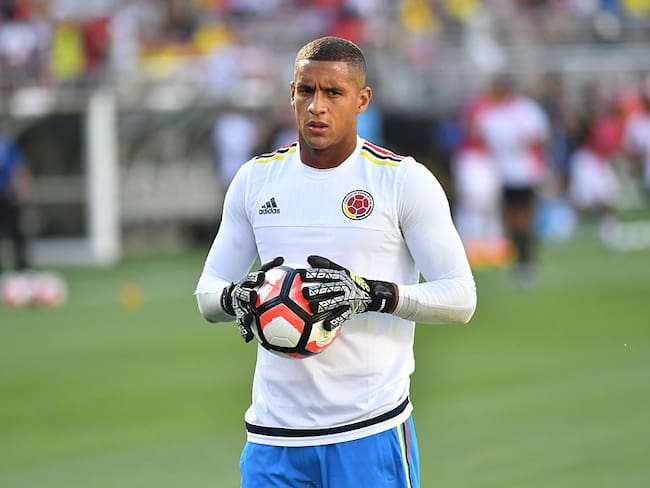 Portero colombiano Cristian Bonilla (Photo credit should read JOSH EDELSON/AFP via Getty Images)