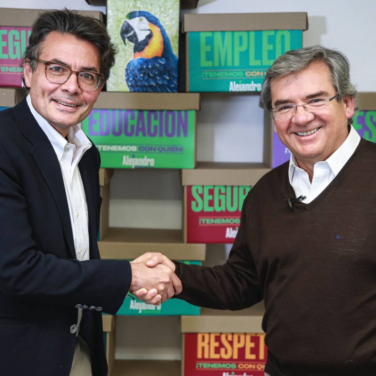 Alejandro Gaviria agradeció el apoyo de Germán Varón Cotrino: “nos honra con su presencia”